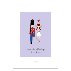 H.C. Andersen - Den Standhaftige Tinsoldat. Brneplakat.