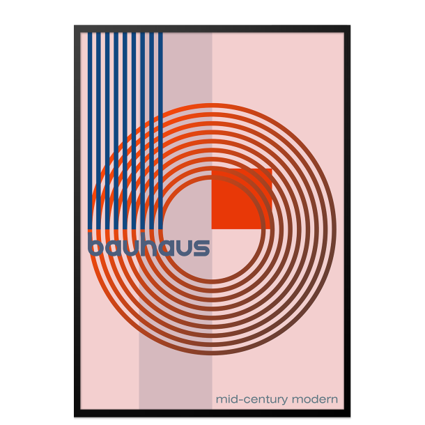Ditlev, Bauhaus, Cirkel-plakat