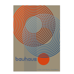 Ditlev, Bauhaus, Geometricplakat 