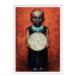 Trampedach, Dreng med lysende cirkel / Boy with luminous circle