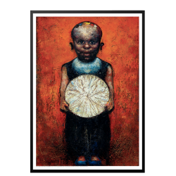 Trampedach, Dreng med lysende cirkel / Boy with luminous circle