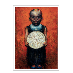 Trampedach, Dreng med lysende cirkel / Boy with luminous circle