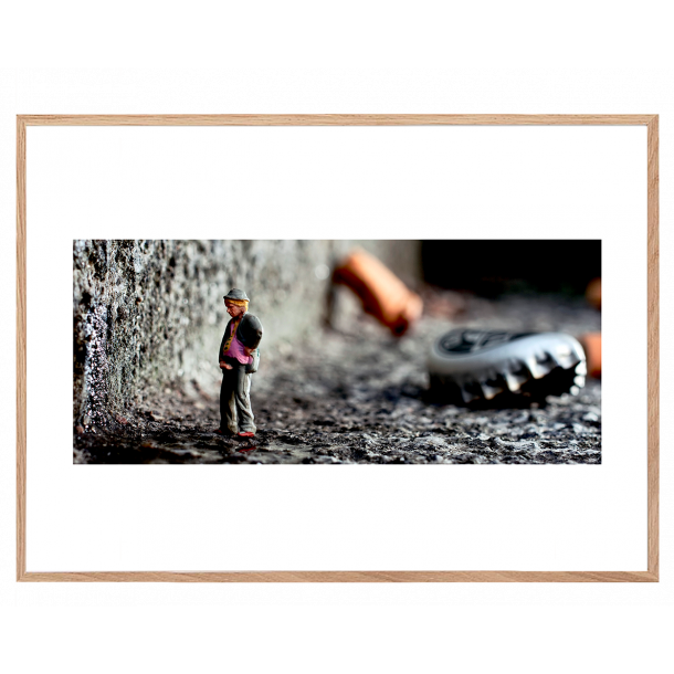 Dukke mand  fotokunst. Fotoplakat.