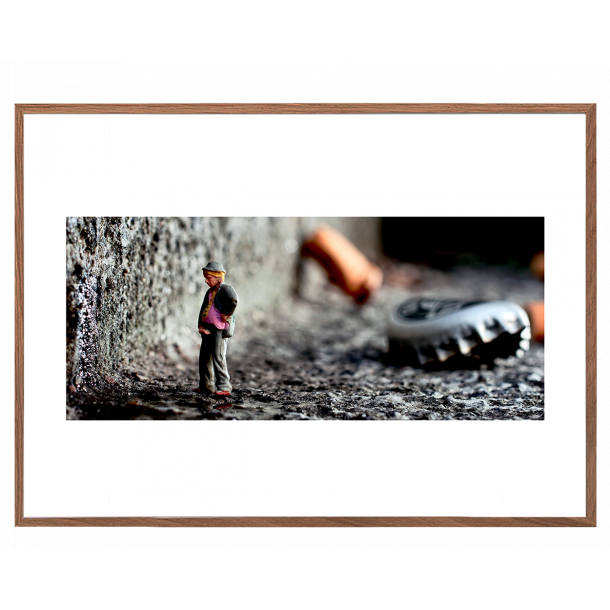 Dukke mand  fotokunst. Fotoplakat.