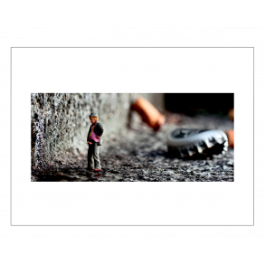 Dukke mand  fotokunst. Fotoplakat.