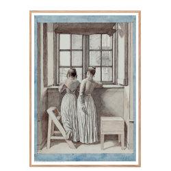 Eckersberg, At a window in the artist's studio