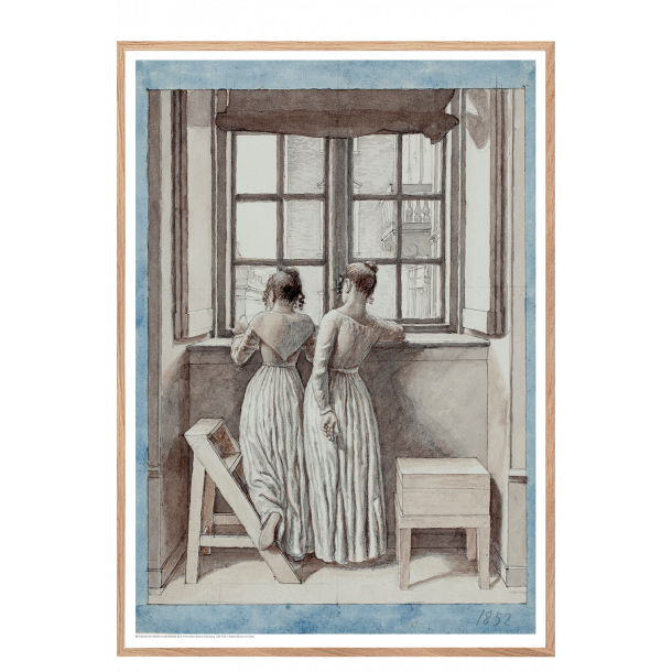 Eckersberg, Ved et vindue i kunstnerens atelier