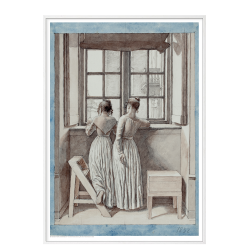 Eckersberg, At a window in the artist's studio