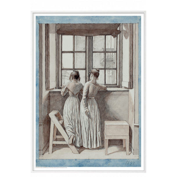 Eckersberg, Ved et vindue i kunstnerens atelier