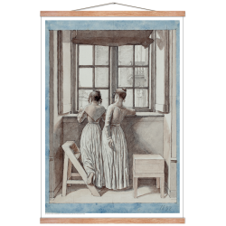 Eckersberg, At a window in the artist's studio