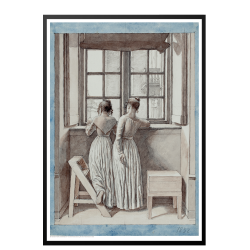 Eckersberg, At a window in the artist's studio