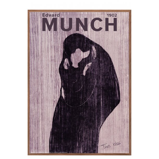 Edvard Munch. Kysset. Lilla