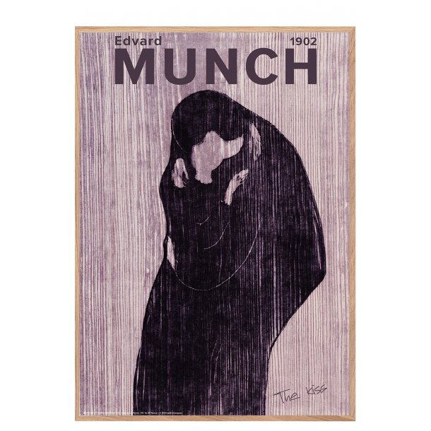 Edvard Munch. Kysset. Lilla