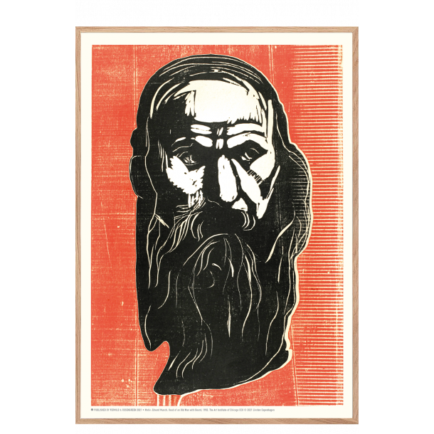 Edvard Munch - Mand med skg (rd)