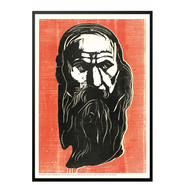 Edvard Munch - Mand med skg (rd)