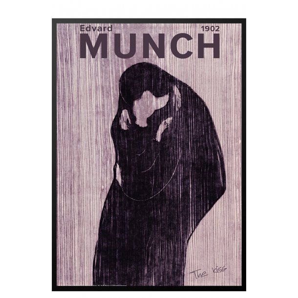 Edvard Munch. Kysset. Lilla