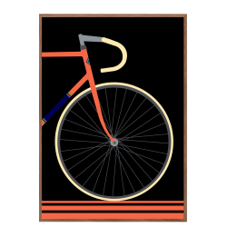 Een Uur - 49.431 v. 1 - Bicycle poster