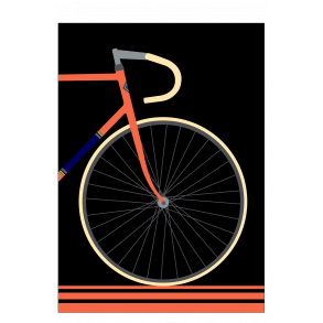 Eine Stunde - 49.431 v. 1 - Poster fr den Radsport 