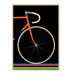 Een Uur - 49.431 v. 2 - Cykelplakat 