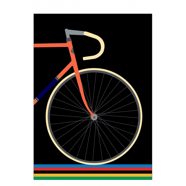 Eine Stunde - 49.431 v. 2 - Poster fr den Radsport 