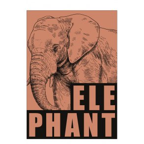 Elefant / Elefant - rot/erdig. Sebastian Klein