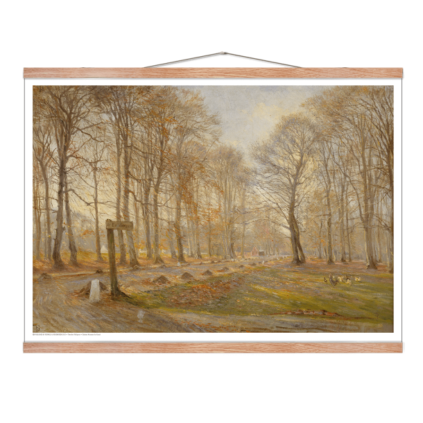 Philipsen, En sen efterrsdag i Dyrehaven. Solskin