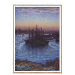 Eugen, Skibe for anker