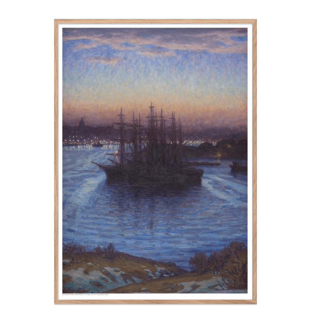 Eugen, Skibe for anker