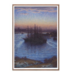 Eugen, Skibe for anker