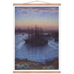 Eugen, Skibe for anker