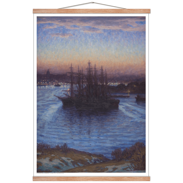 Eugen, Skibe for anker