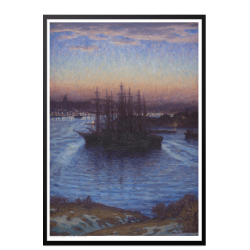 Eugen, Skibe for anker