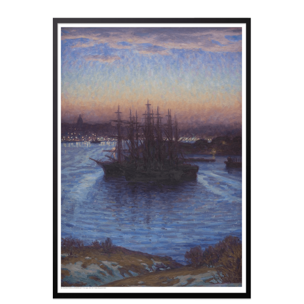 Eugen, Skibe for anker