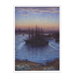 Eugen, Skibe for anker