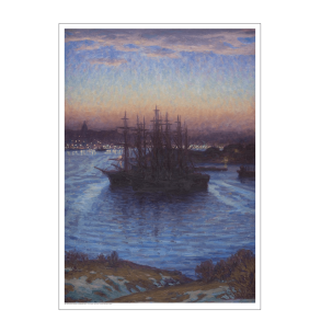 Eugen, Schiffe vor Anker