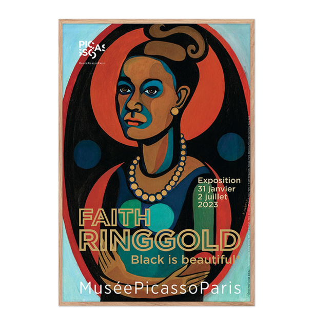 Udstillingsplakat. Faith Ringgold – Black is beautiful 