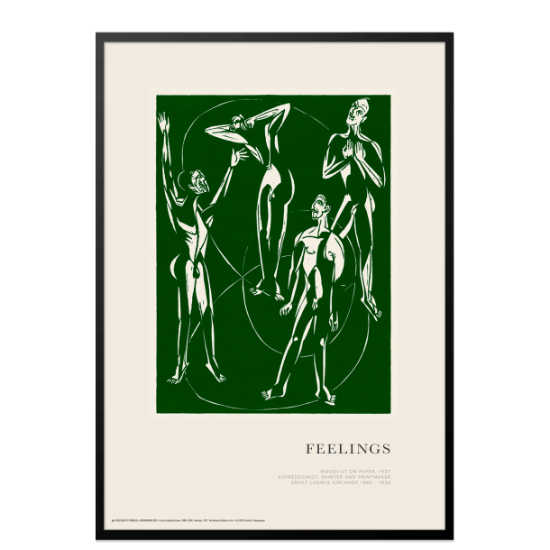 Plakat. Feelings i grn