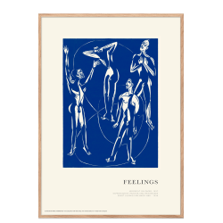 Poster. Feelings, blue