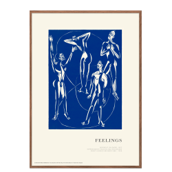Poster. Feelings, blue