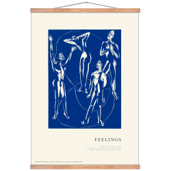 Poster. Feelings, blue