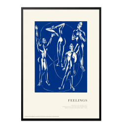 Poster. Feelings, blue