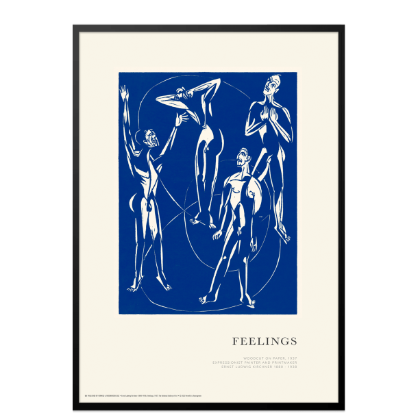 Plakat. Feelings, bl