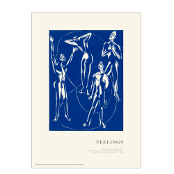 Poster. Feelings, blue