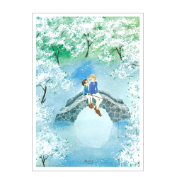 Brdrene Lvehjerte. Fisker p bro