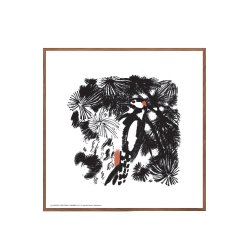 Flagsptte i skovens trer, Aage Sikker Hansen