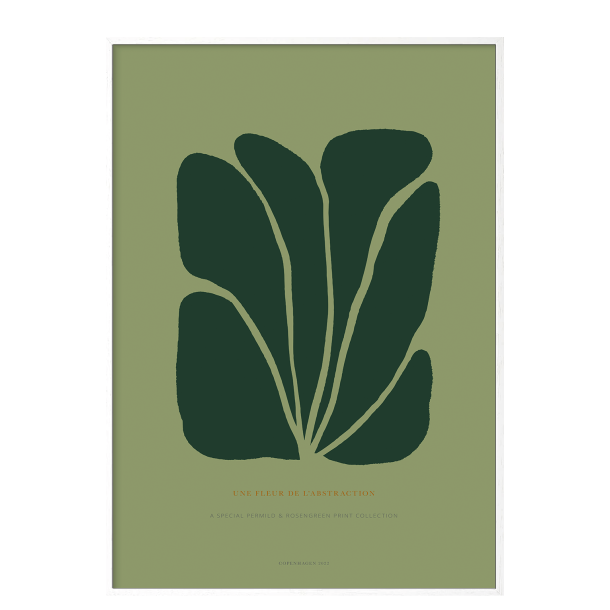 Poster. Fleur de abstraction No. 11 - Grn