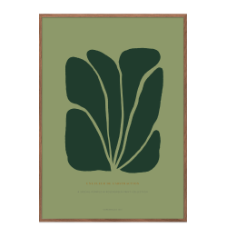 Poster. Fleur de abstraction No. 11 - Grn