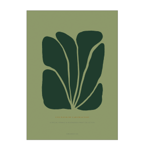 Plakat. Blume der Abstraktion Nr. 11 - Grn