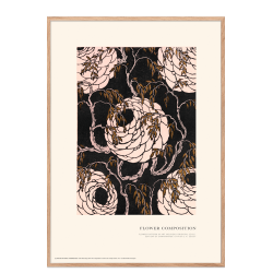 Flower composition. Art Nouveau (Rose)