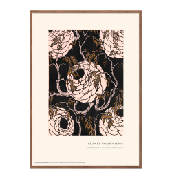 Flower composition. Art Nouveau (Rose)